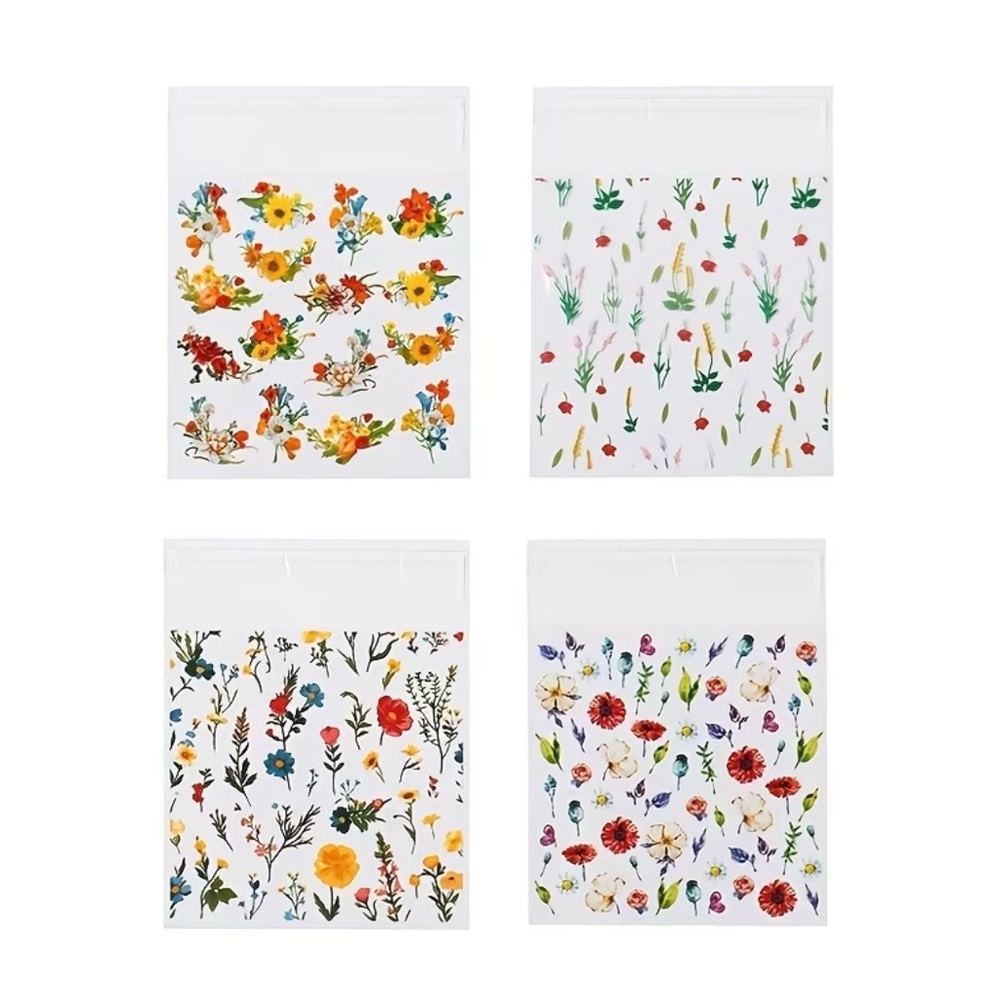25 Wildflower Cellophane Bags